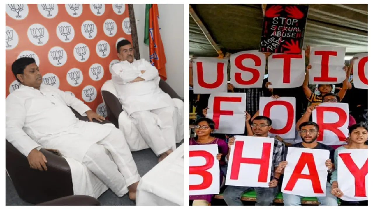 BJP leaders Shubhendu Adhikari and Sukanta Majumder criticized the junior doctors bsm