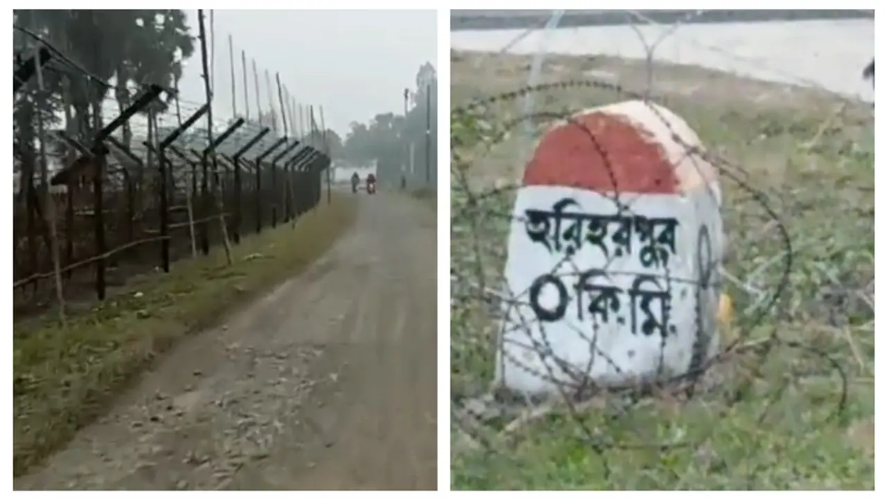 Stones are being thrown from Bangladesh residents of Gangarampur are in panic bsm Stones are being thrown from Bangladesh residents of Gangarampur are in panic bsm