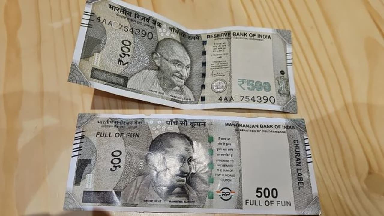 Fake Rs 500 Note Fake Rs 500 Note