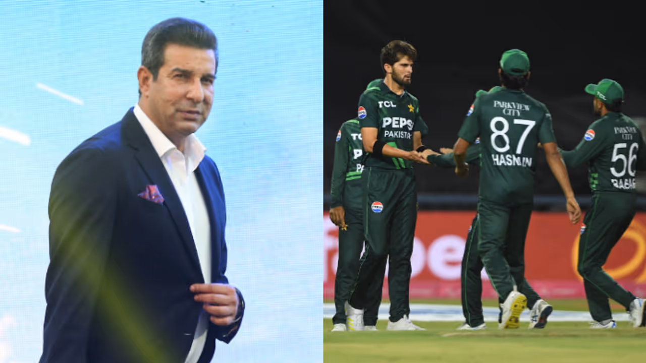 Wasim Akram and Pakistan team Wasim Akram and Pakistan team