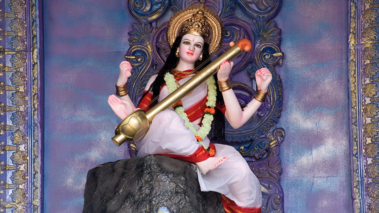 saraswati puja big idol saraswati puja big idol