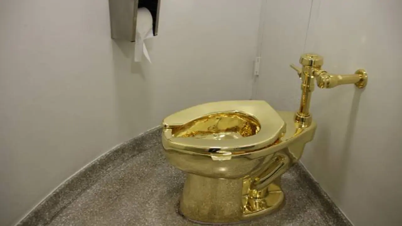 gold toilet America
