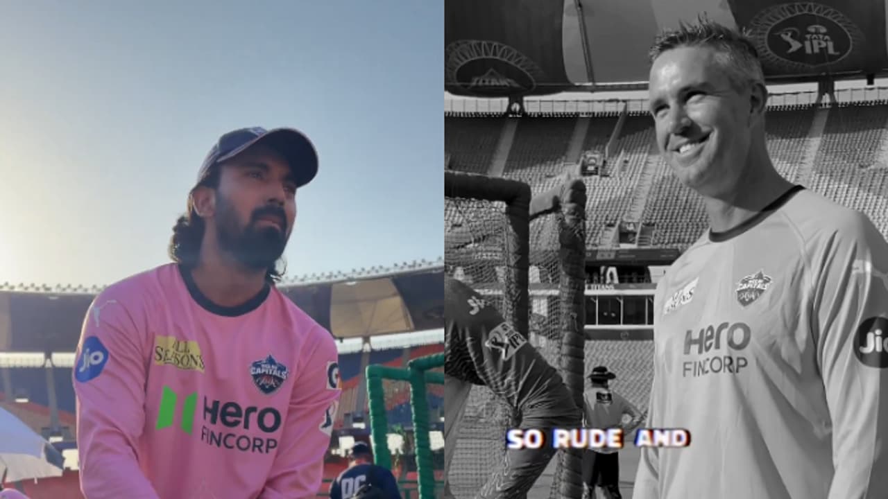 KL Rahul and Kevin Pietersen