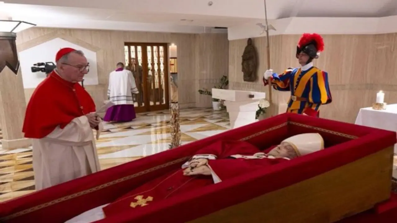 Pope mortal remains