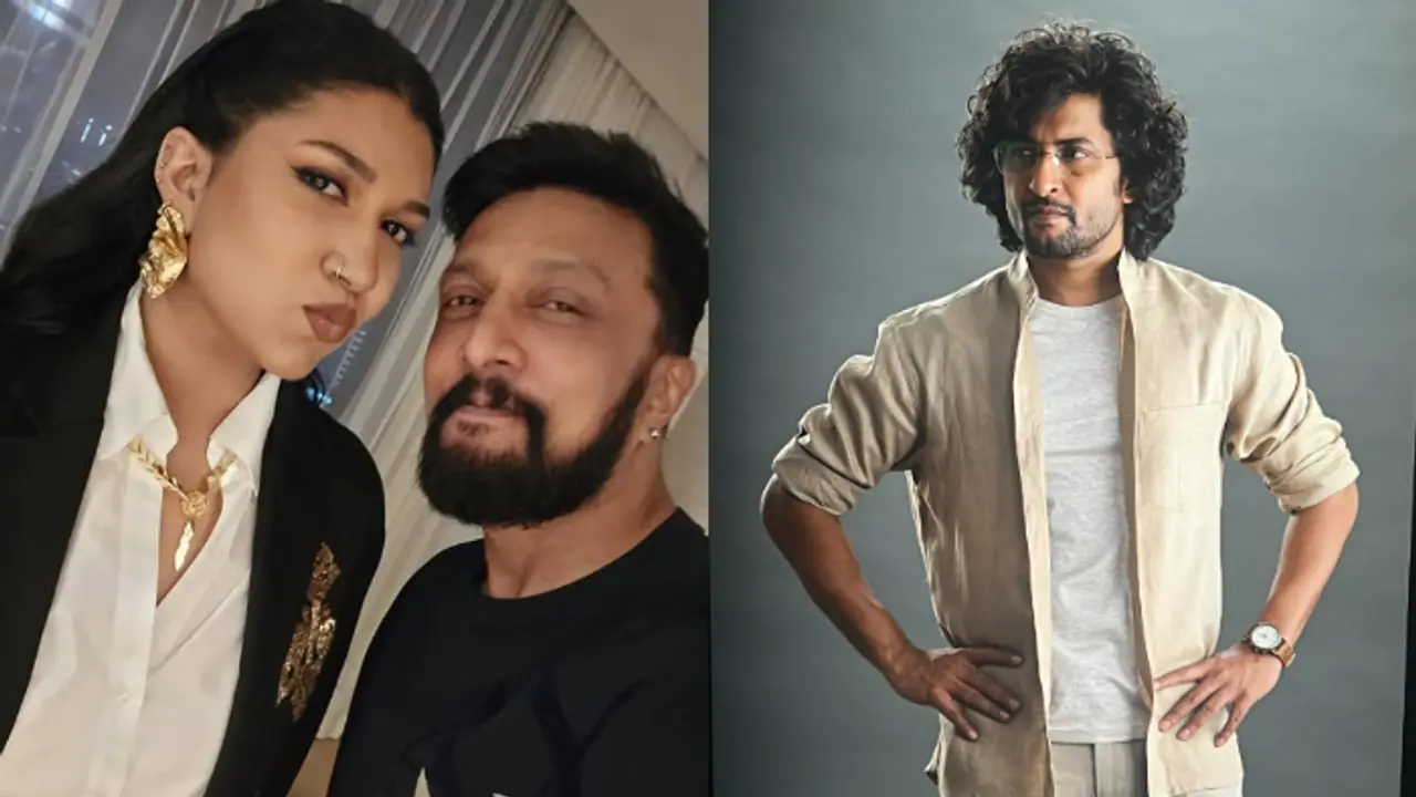 Sanvi Sudeep and Naani