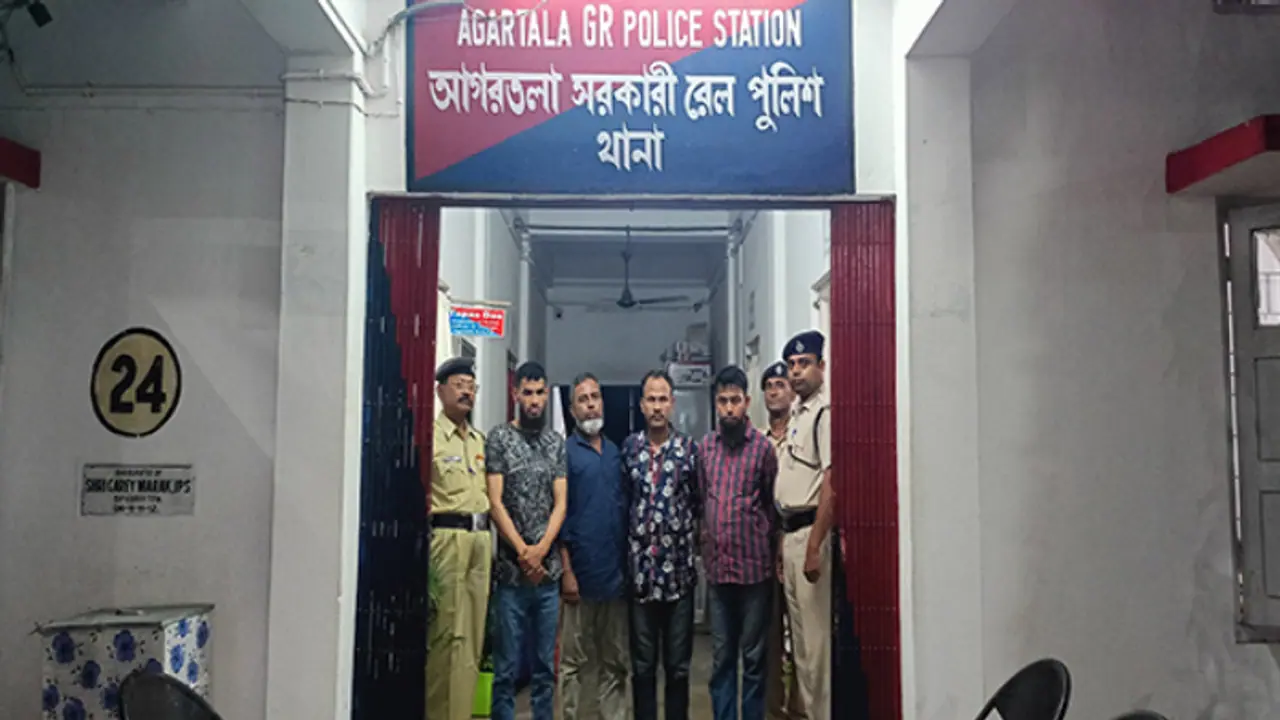 Bangladeshi nationals arrested in Agartala