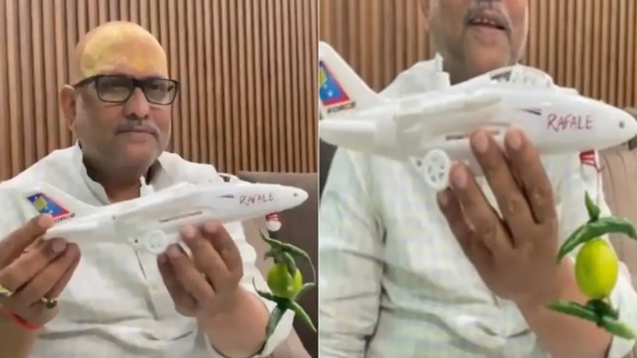 Ajay Rai Nimbu Mirch on Rafale jibe