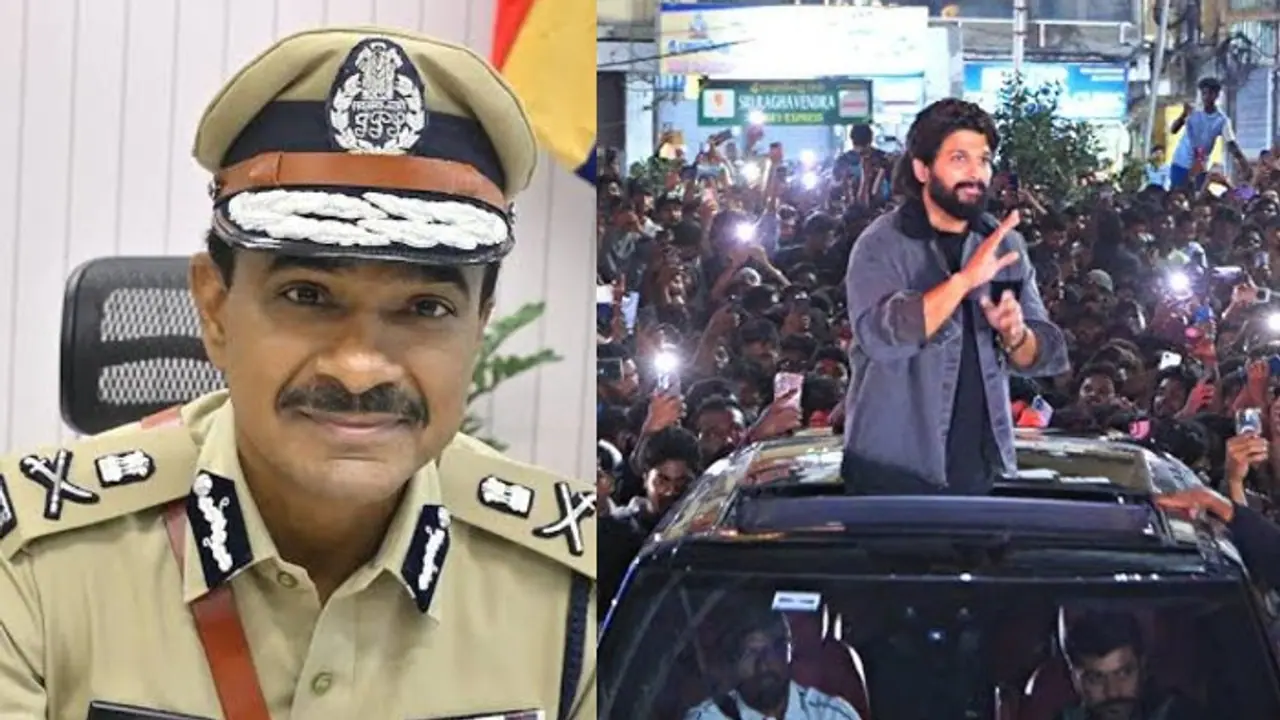 Allu Arjun, CV Anand Allu Arjun, CV Anand