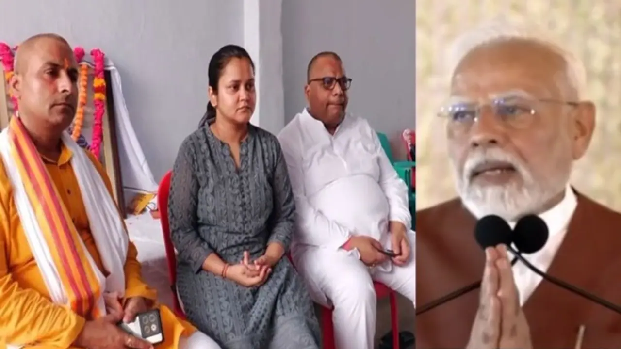 Pahalga, Victims' family and PM Modi