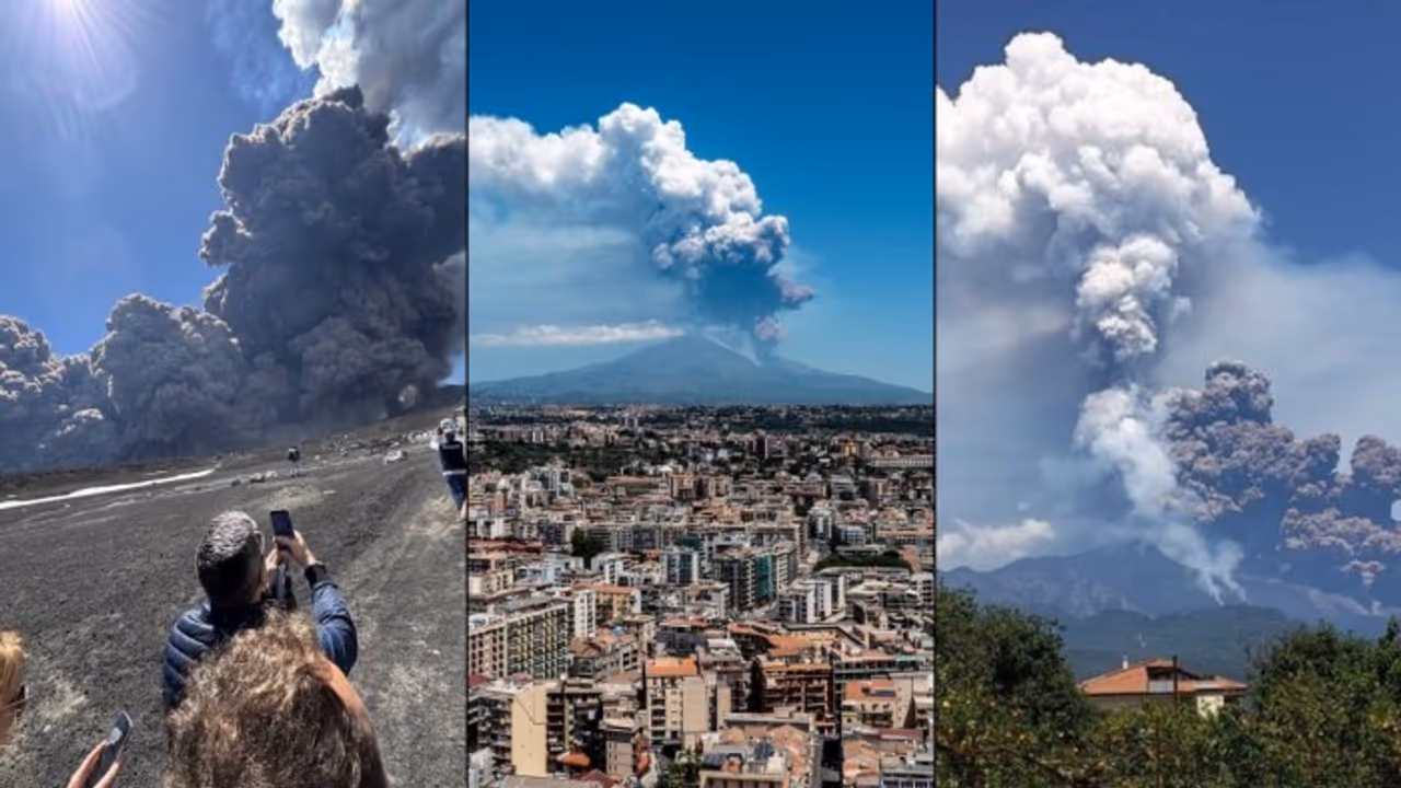 Italy Mount Etna Lava