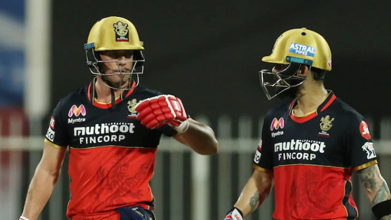 ABD with Virat Kohli