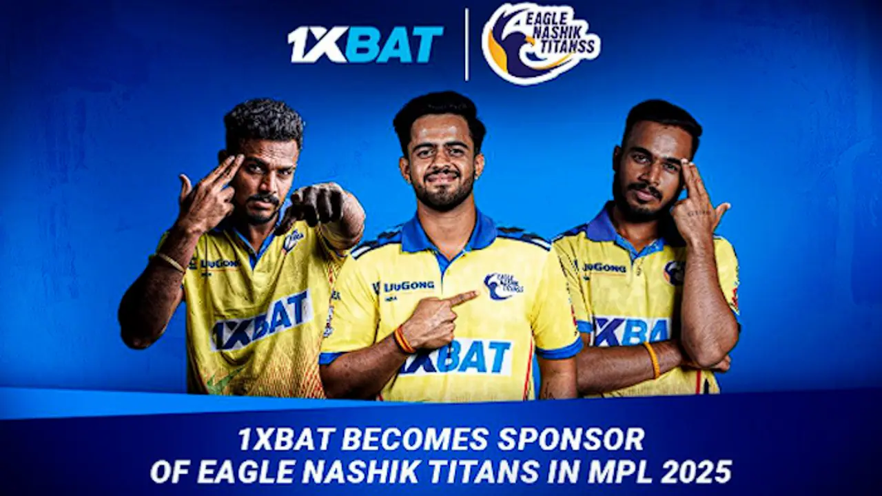 1xBat becomes sponsor of Eagle Nashik Titans in MPL 2025: Investing in the growth of regional cricket in India