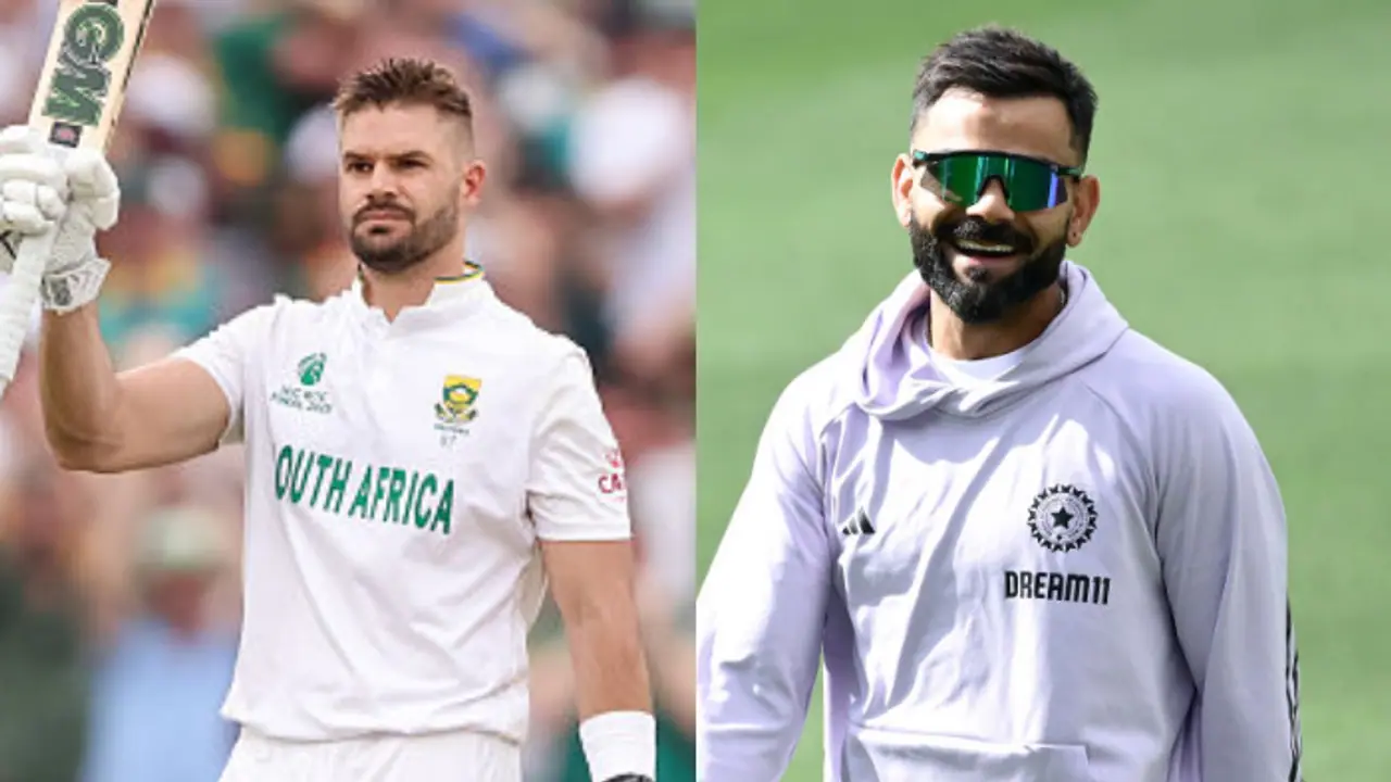 Aiden Markram and Virat Kohli Aiden Markram and Virat Kohli