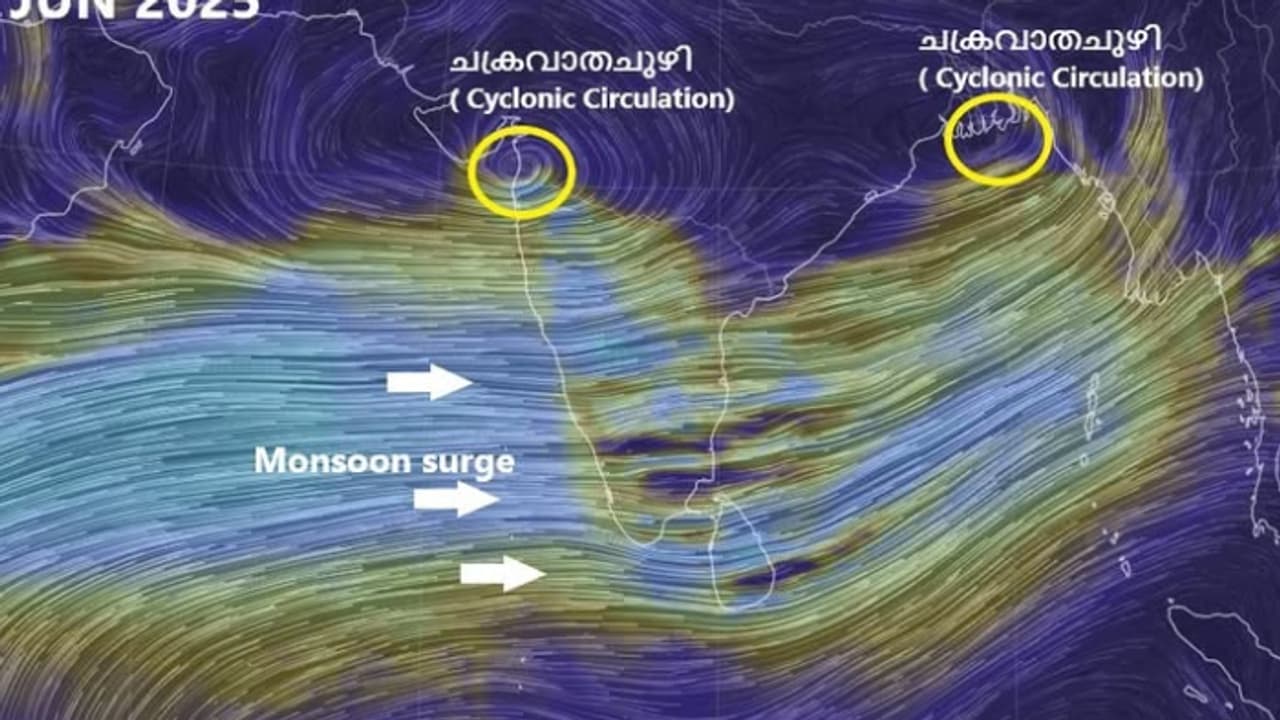 cyclonic circulation