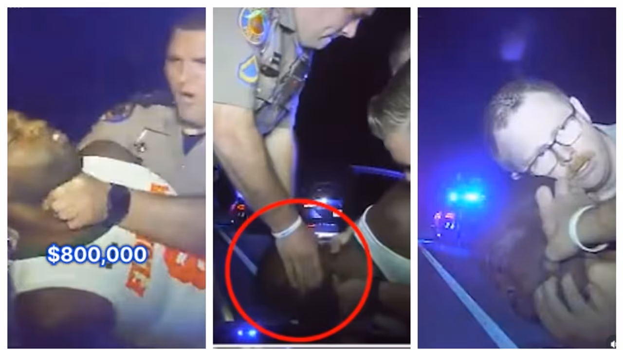 body camera footage captured the officer caught Gilder