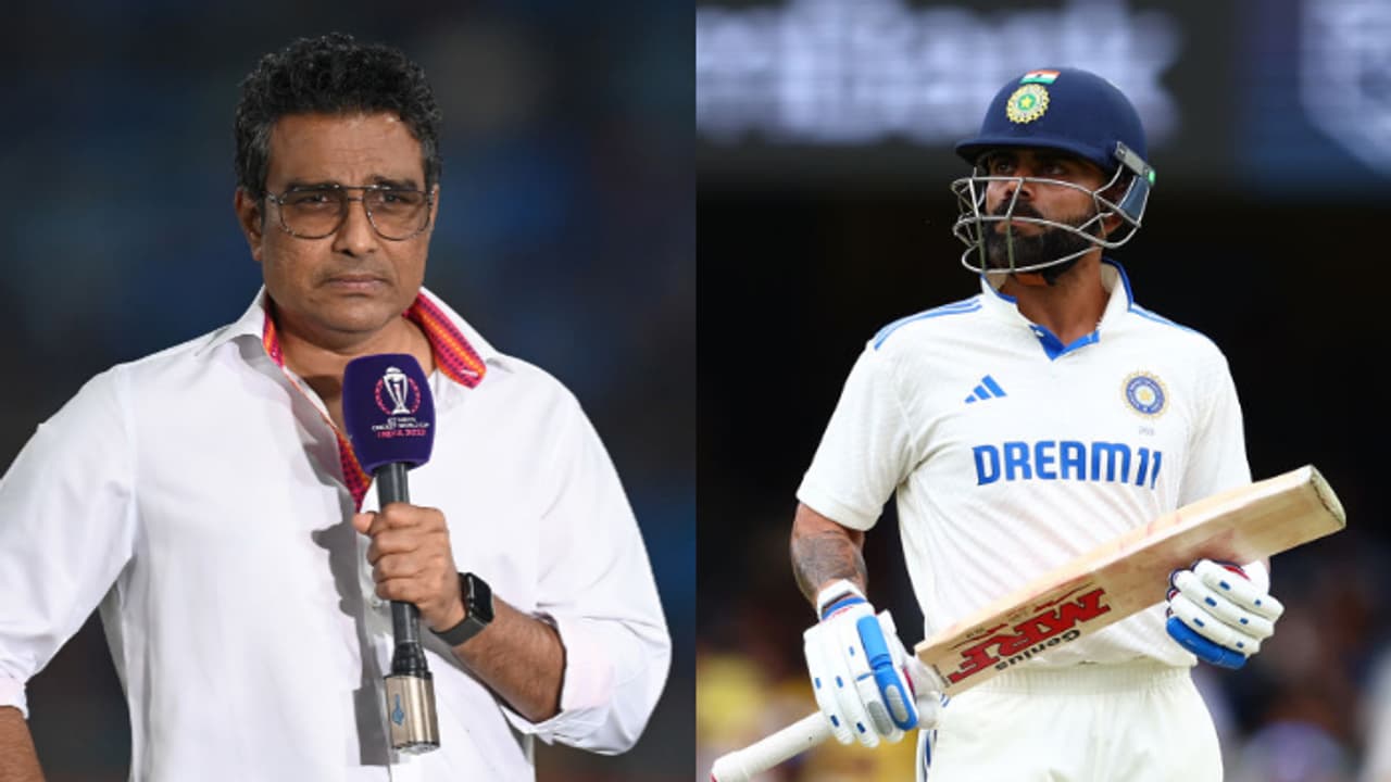 Virat Kohli and Sanjay Manjrekar Virat Kohli and Sanjay Manjrekar