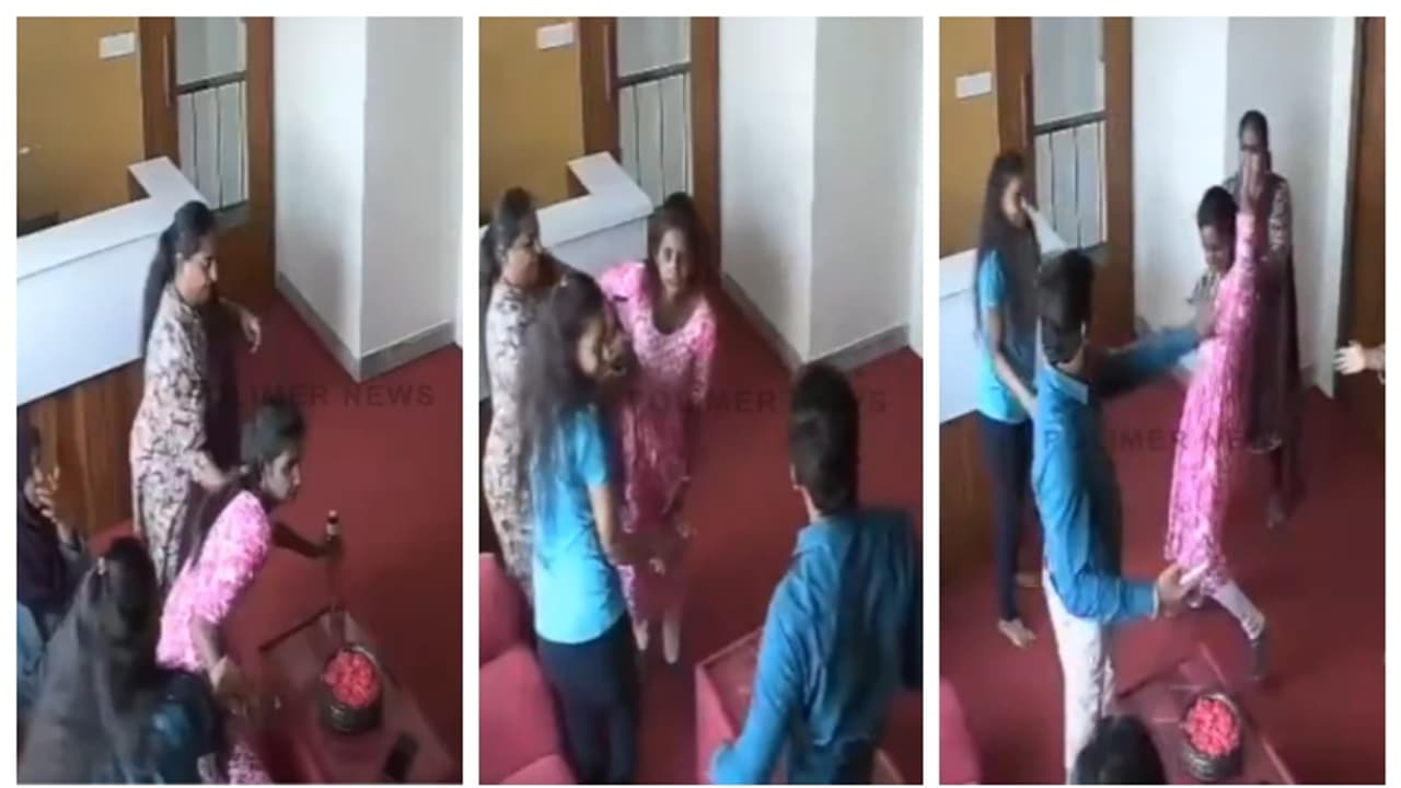 Woman Attacks specially abled husband and his colleague