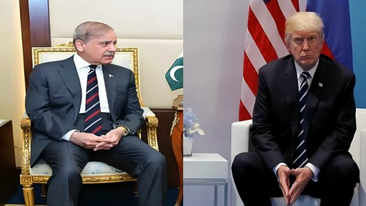 Pakistan PM Shehbaz Sharif and US President Donald Trump