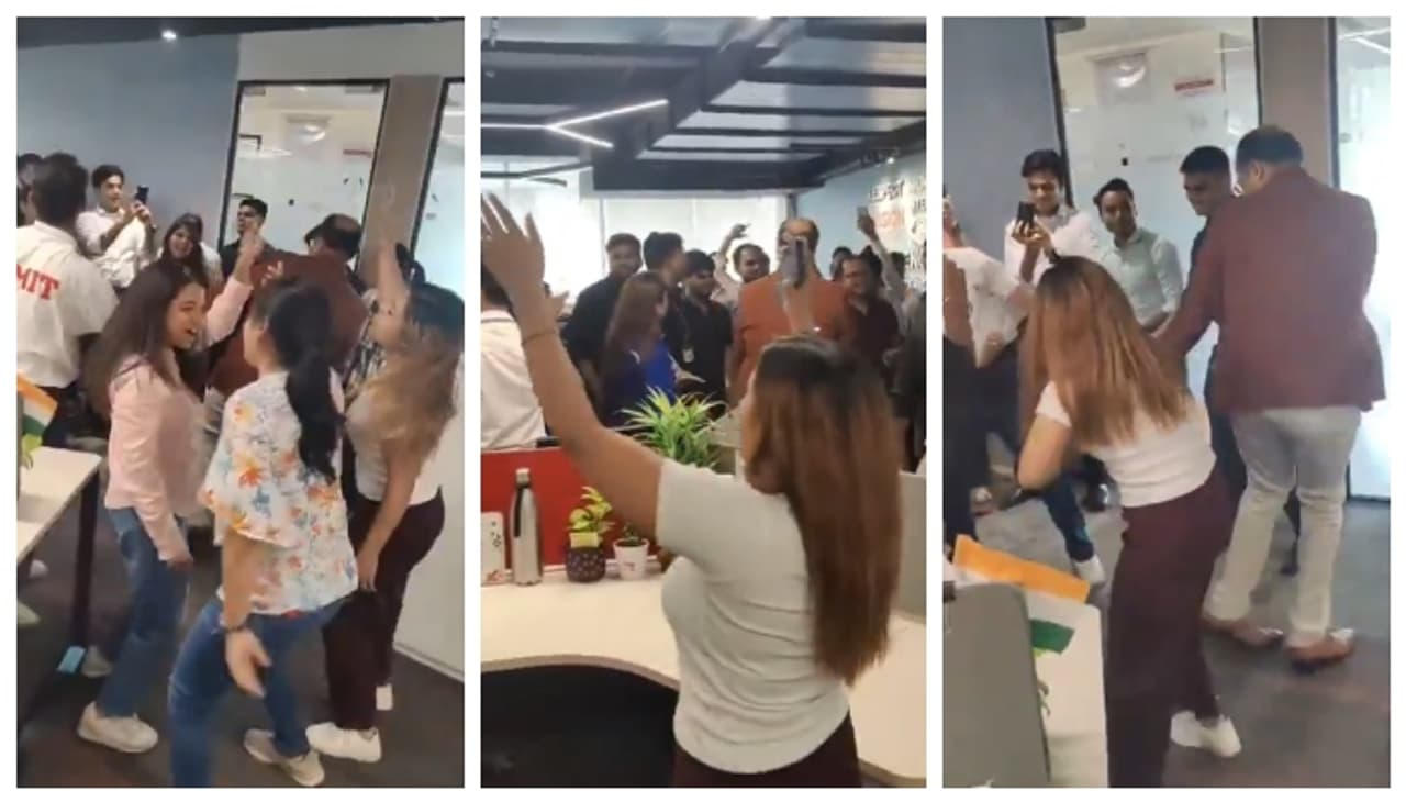 Air India SATS executives dancing at office party days after Ahmedabad plane crash
