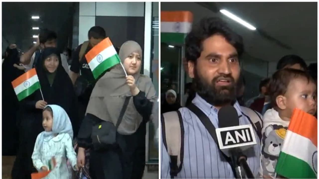 Indian evacuees laud 'Operation Sindhu'