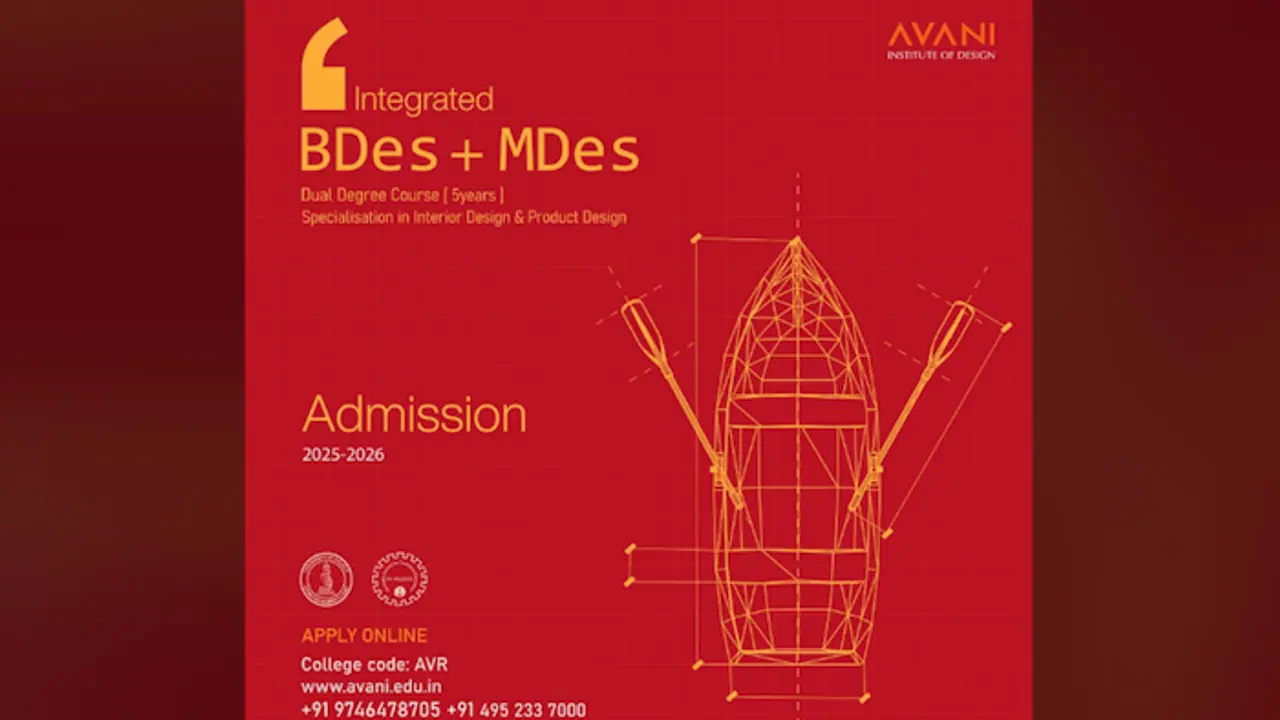 Avani Institute of Design Launches Innovative Five Year Integrated B.Des + M.Des Dual Degree Program