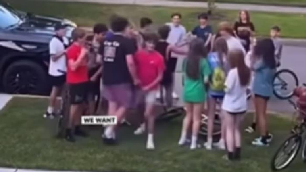 American kids protest