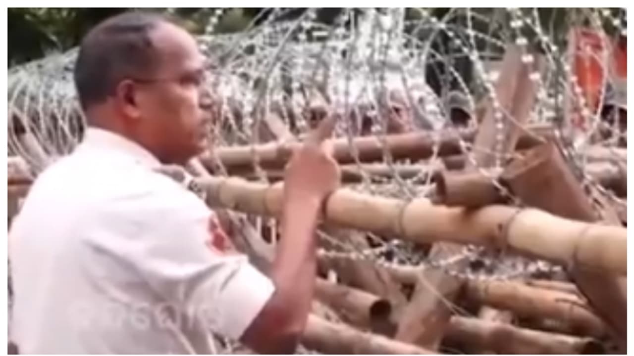 Bhubaneswar ACP Narasingha Bhol's Remarks For Congress Protestors 