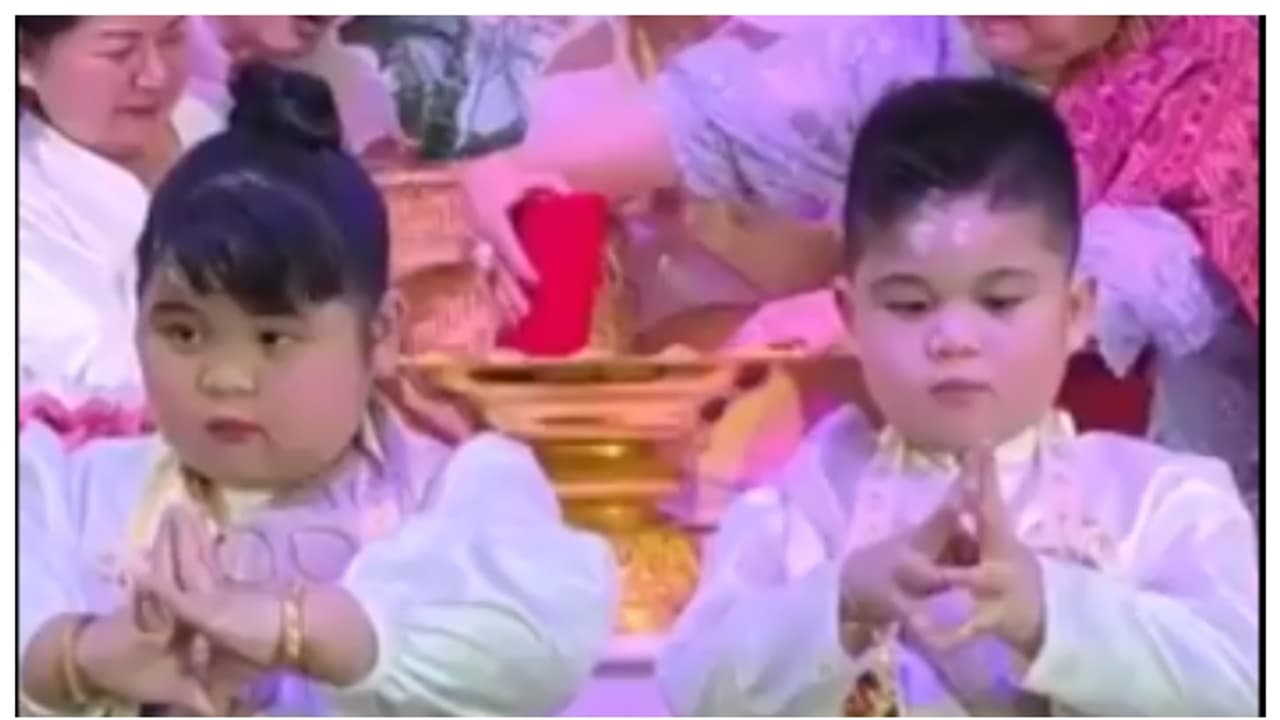 4 year Old Thai Twins Marry Each Other 4 year Old Thai Twins Marry Each Other