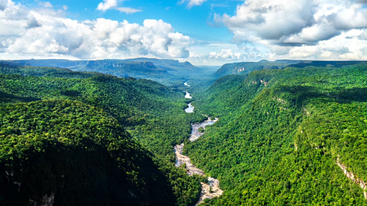 Gayana Potaro river in Guyana