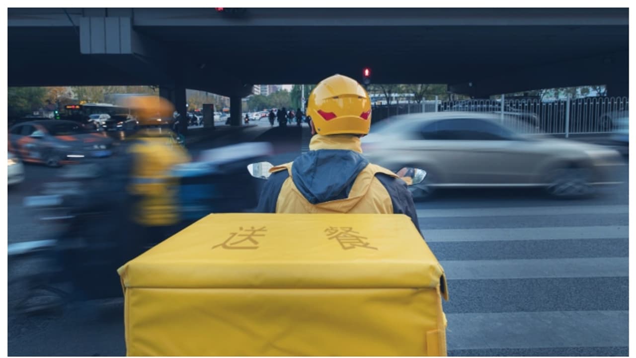 food delivery agent in china