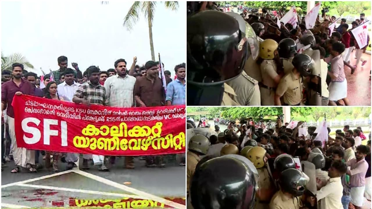 sfi protest calicut