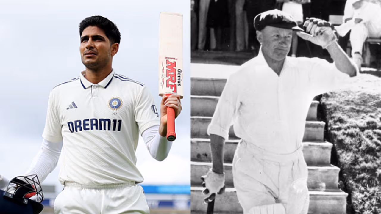 Shubman Gill and Don Bradman