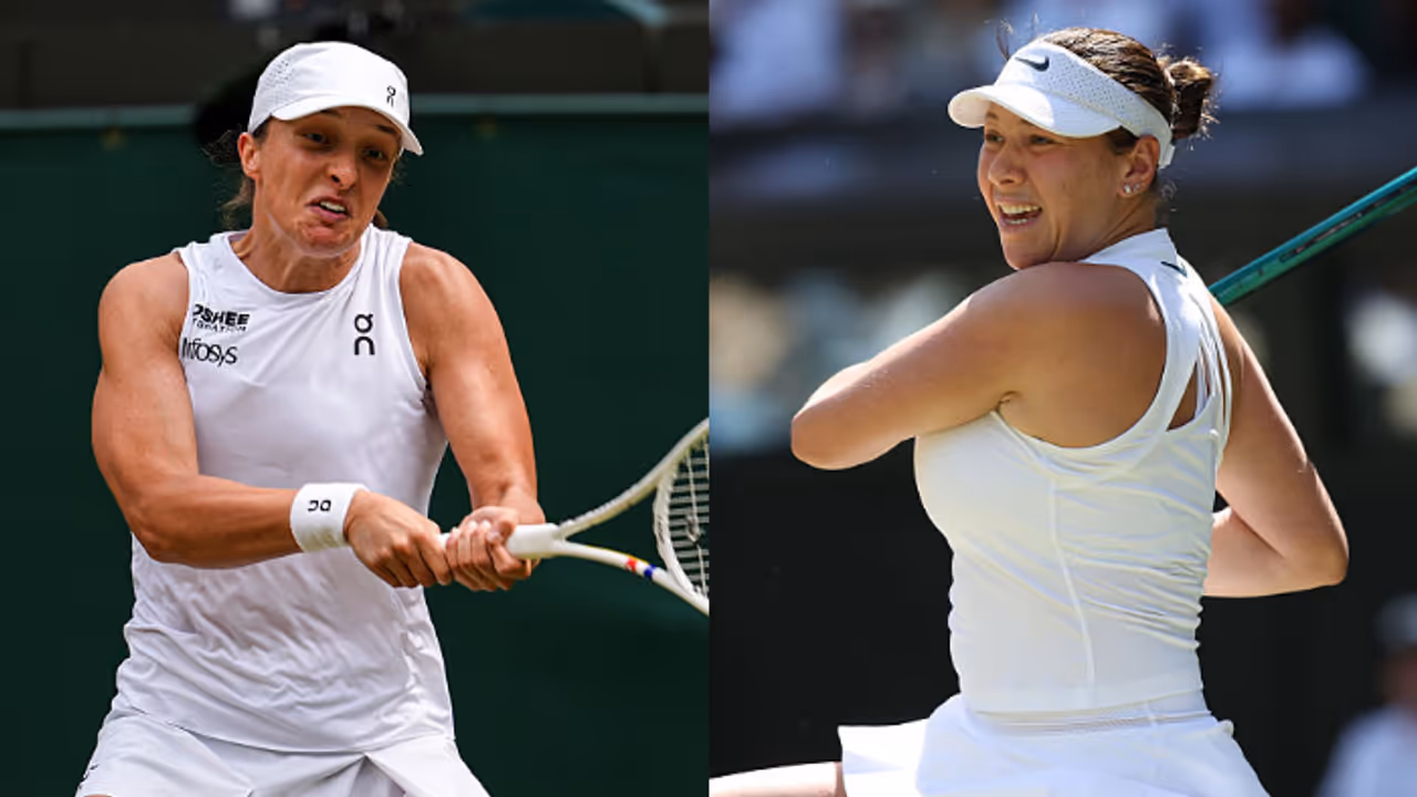 Iga Swiatek and Amanda Anisimova Iga Swiatek and Amanda Anisimova