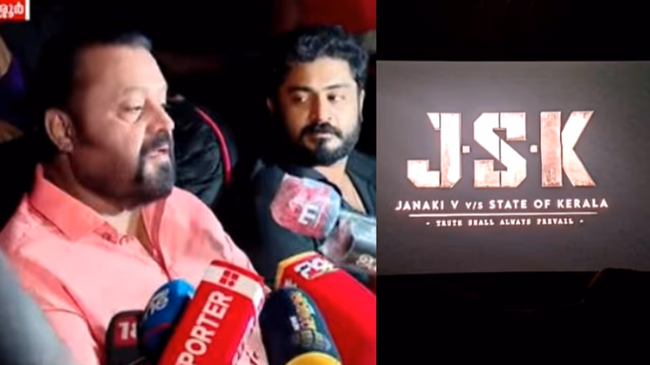 suresh gopi reacts to jsk censor controversy while attending its fdfs suresh gopi reacts to jsk censor controversy while attending its fdfs