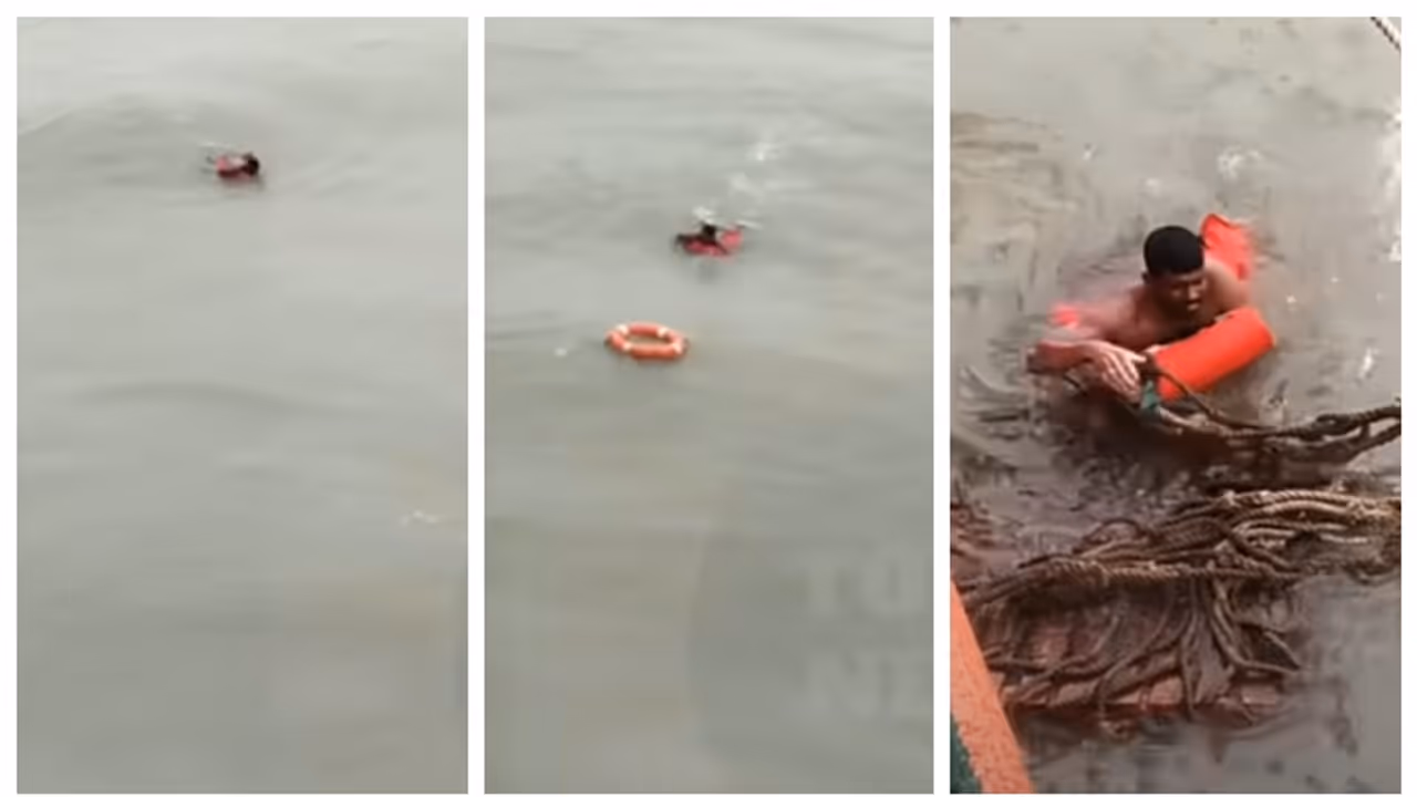 man who survived four days at sea