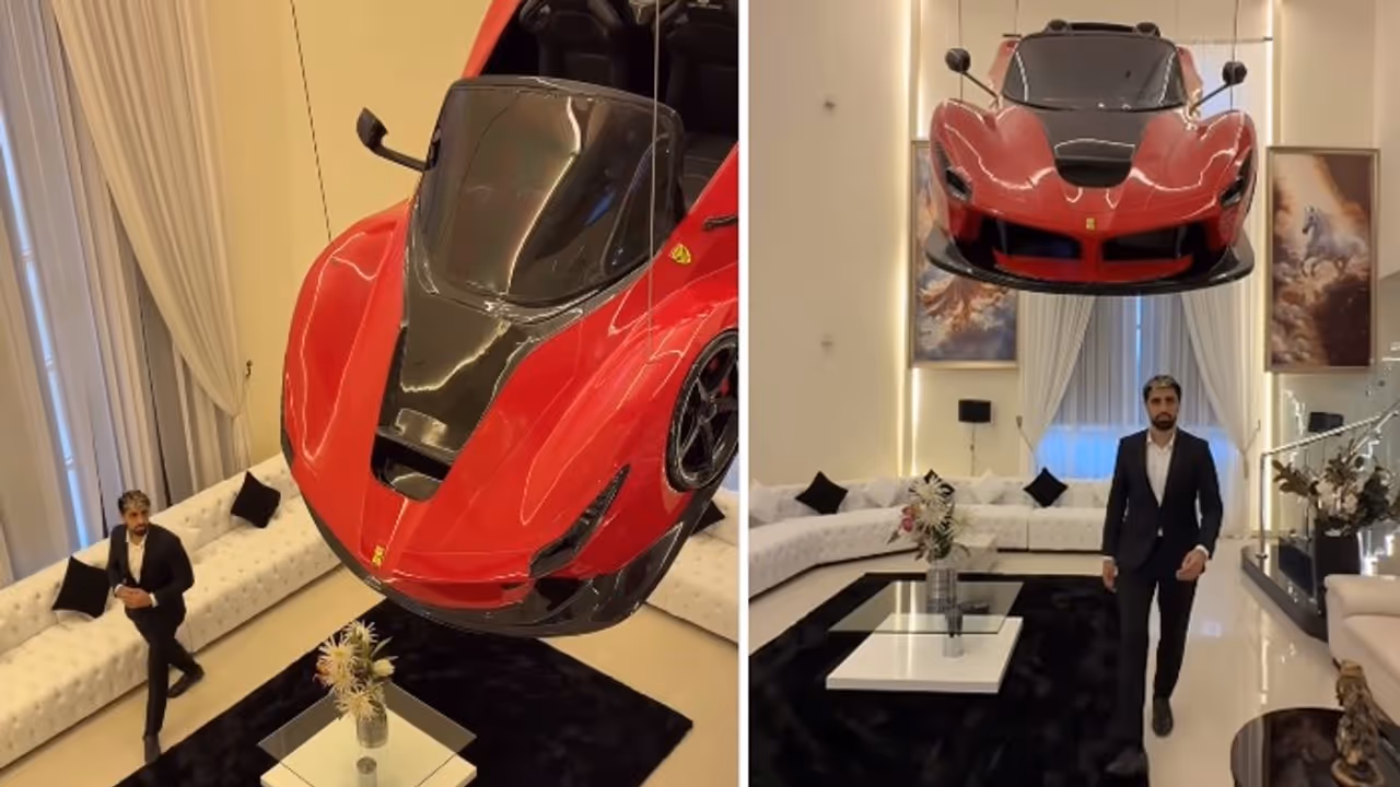 Dubai Ferrari Chandelier Dubai Ferrari Chandelier