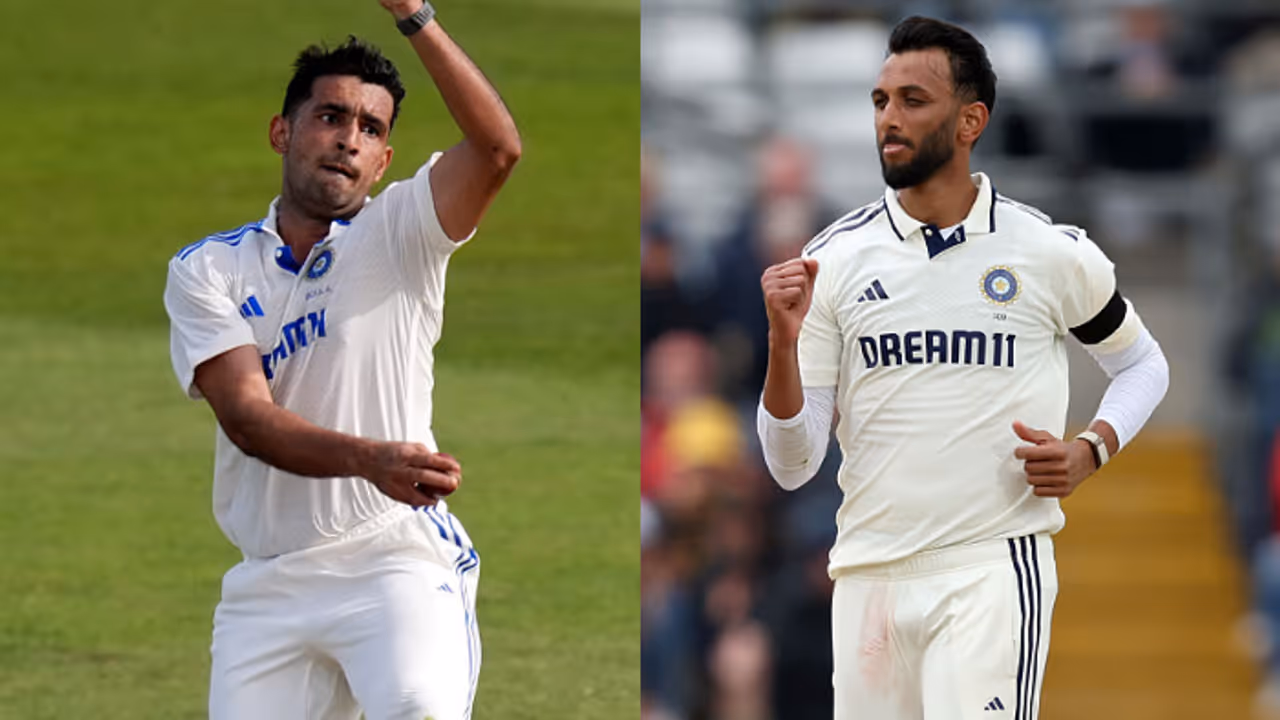 Anshul Kamboj and Prasidh Krishna