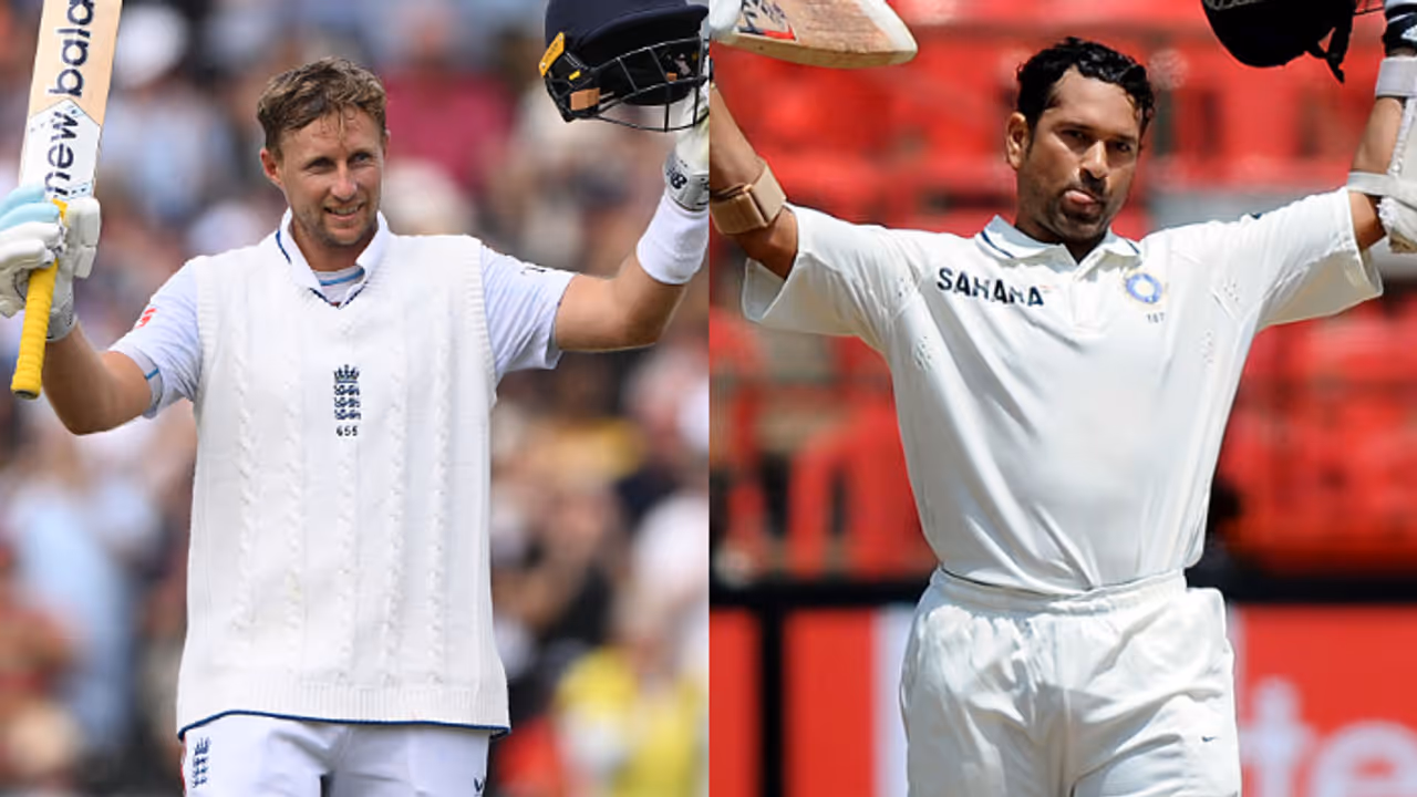 Joe Root and Sachin Tendulkar