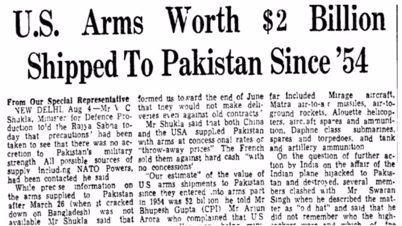 Indian Army shared news from 1971