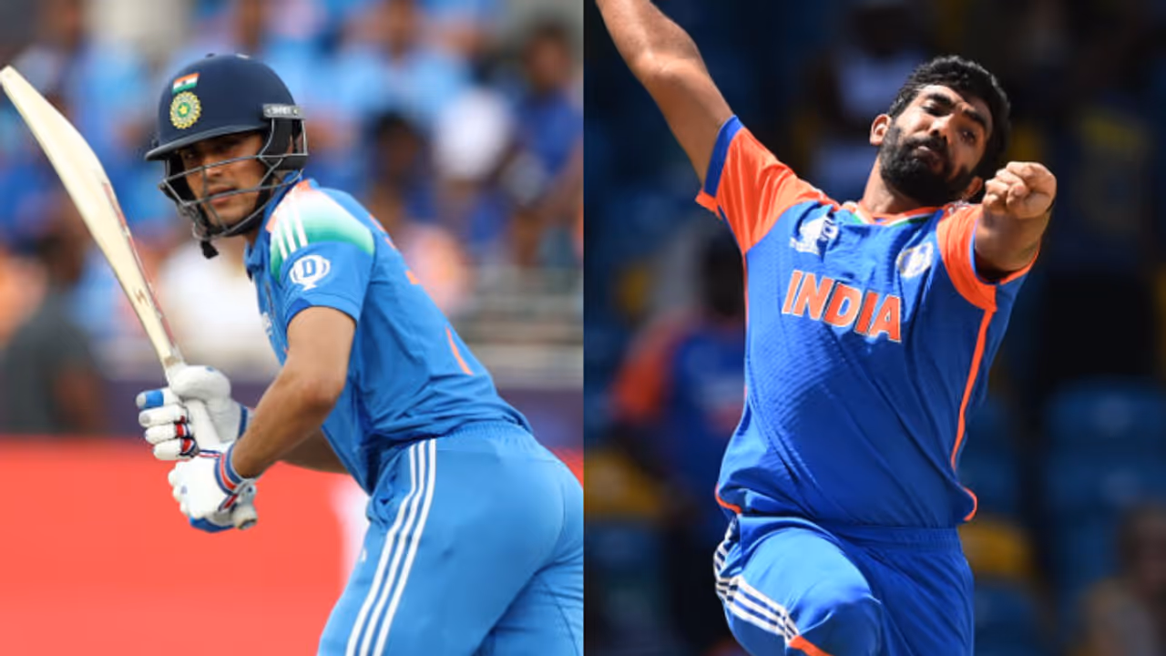 Shubman Gill and Jasprit Bumrah