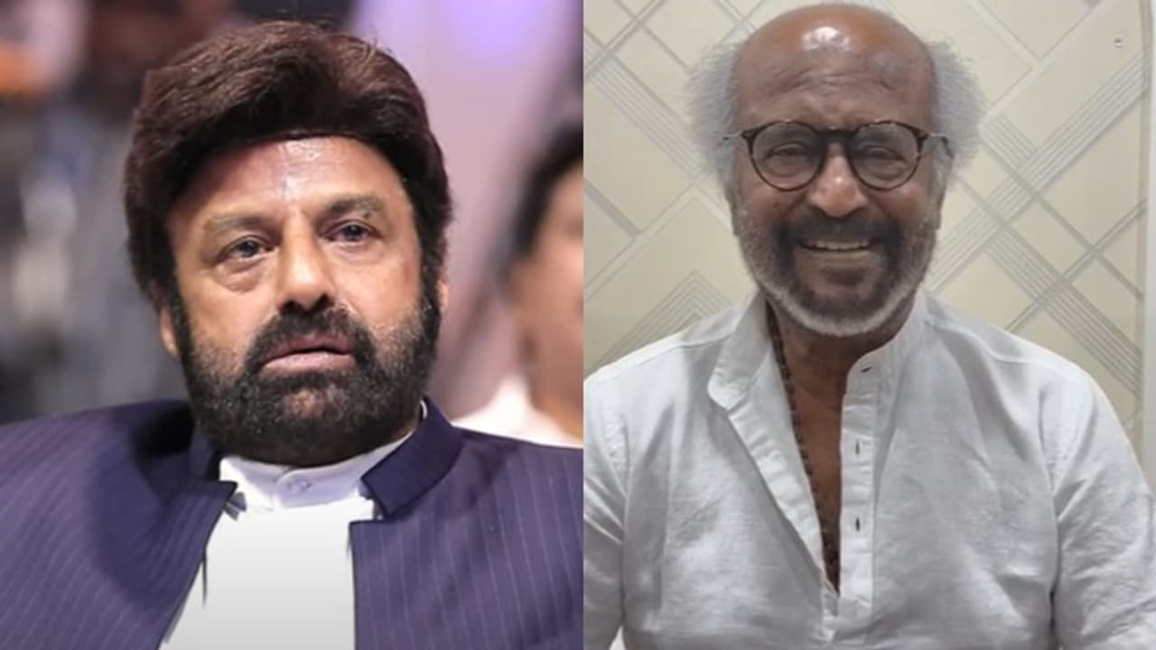 balakrishna, rajinikanth 