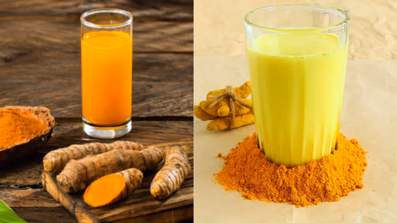 turmeric milk vs turmeric water