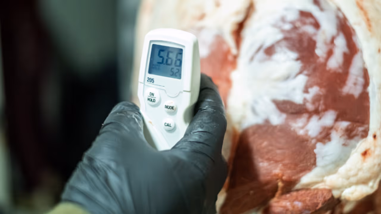  thermometers in meat sales centers