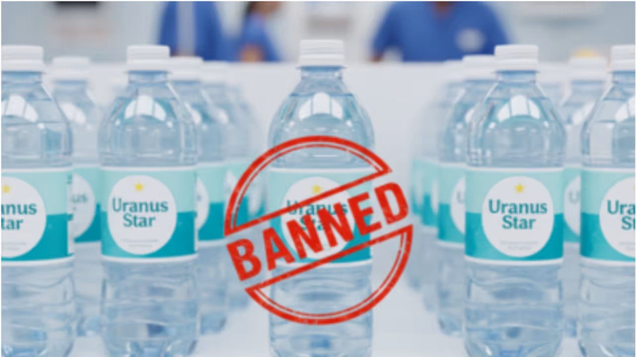 uranus star bottled water 