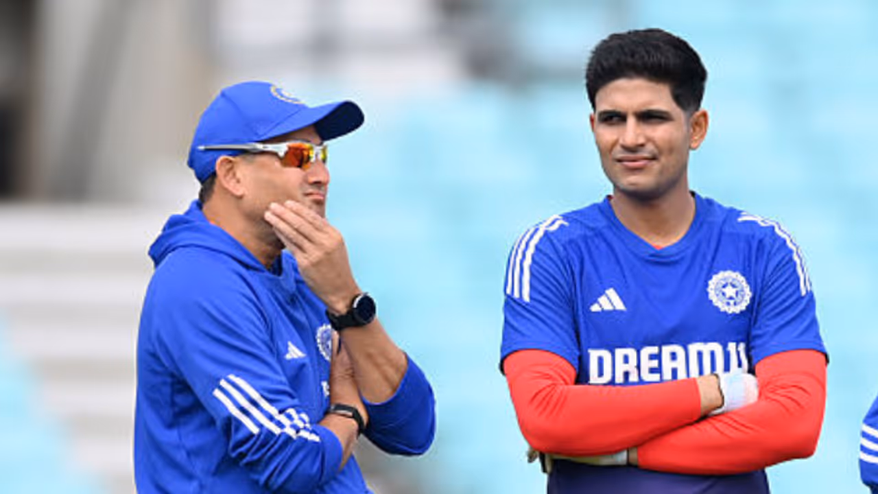 Ajit Agarkar and Shubman Gill