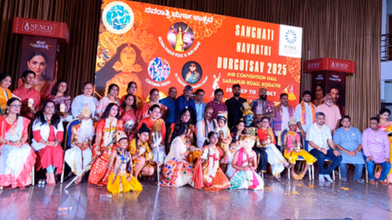 Sanghati’s ‘Dual Durga’ Theme Bridges Bengal’s Maa Durga and North India’s Sherawali Mata