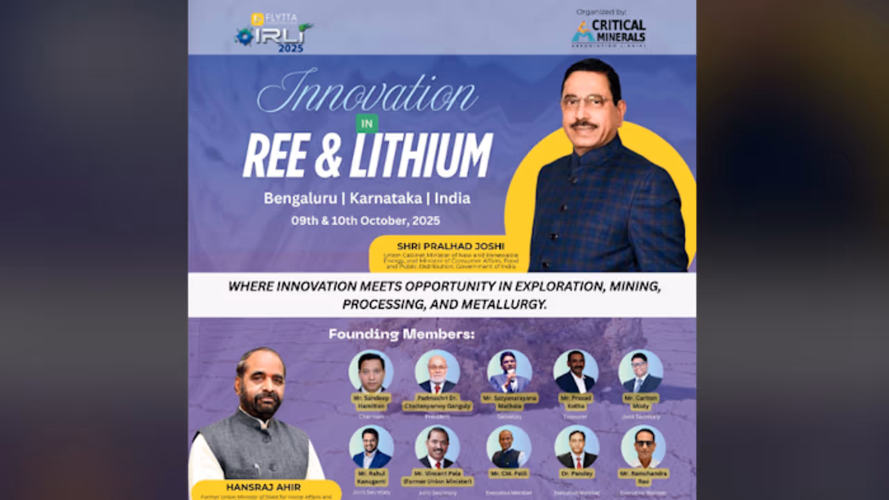 IRLi 2025 Opens in Bengaluru, Uniting Global Leaders in Rare Earths & Lithium