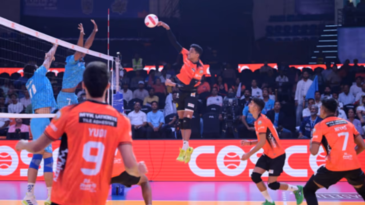 PVL 2025: Hyderabad Black Hawks Clinch 3 1 Victory Over Goa Guardians