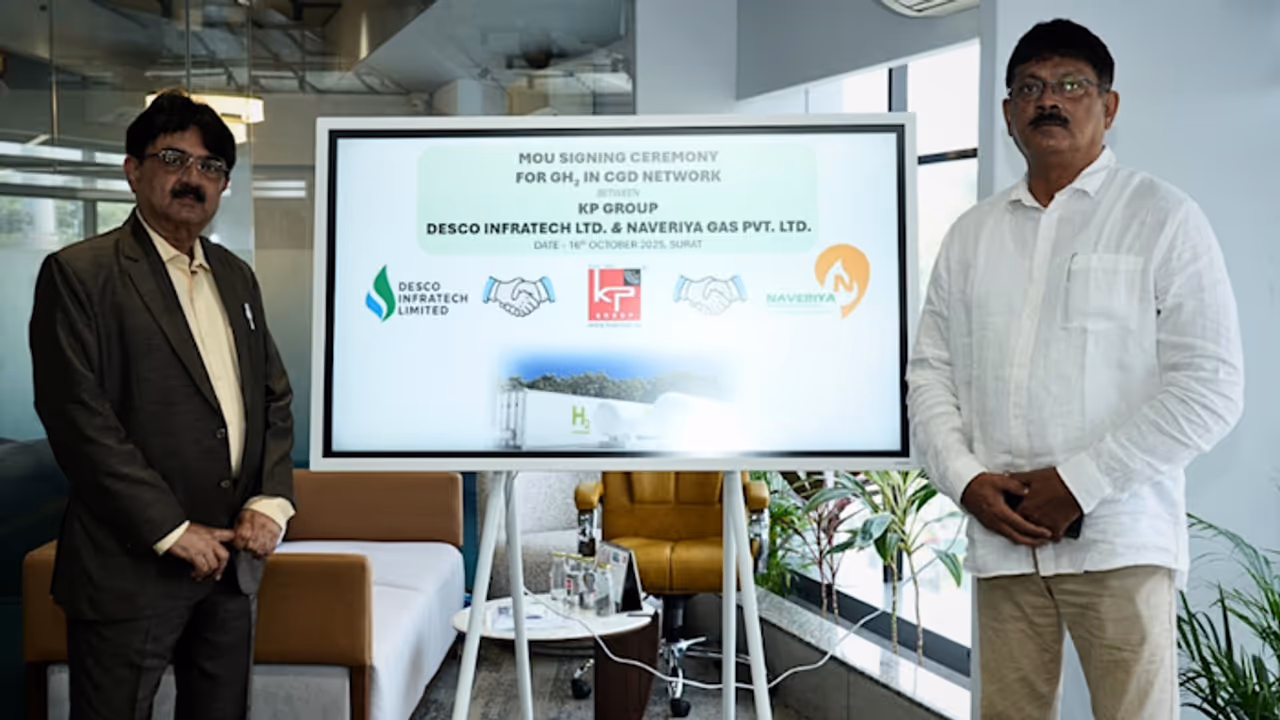 Desco Infratech Signs MoU for Hydrogen–Gas Blending Drive