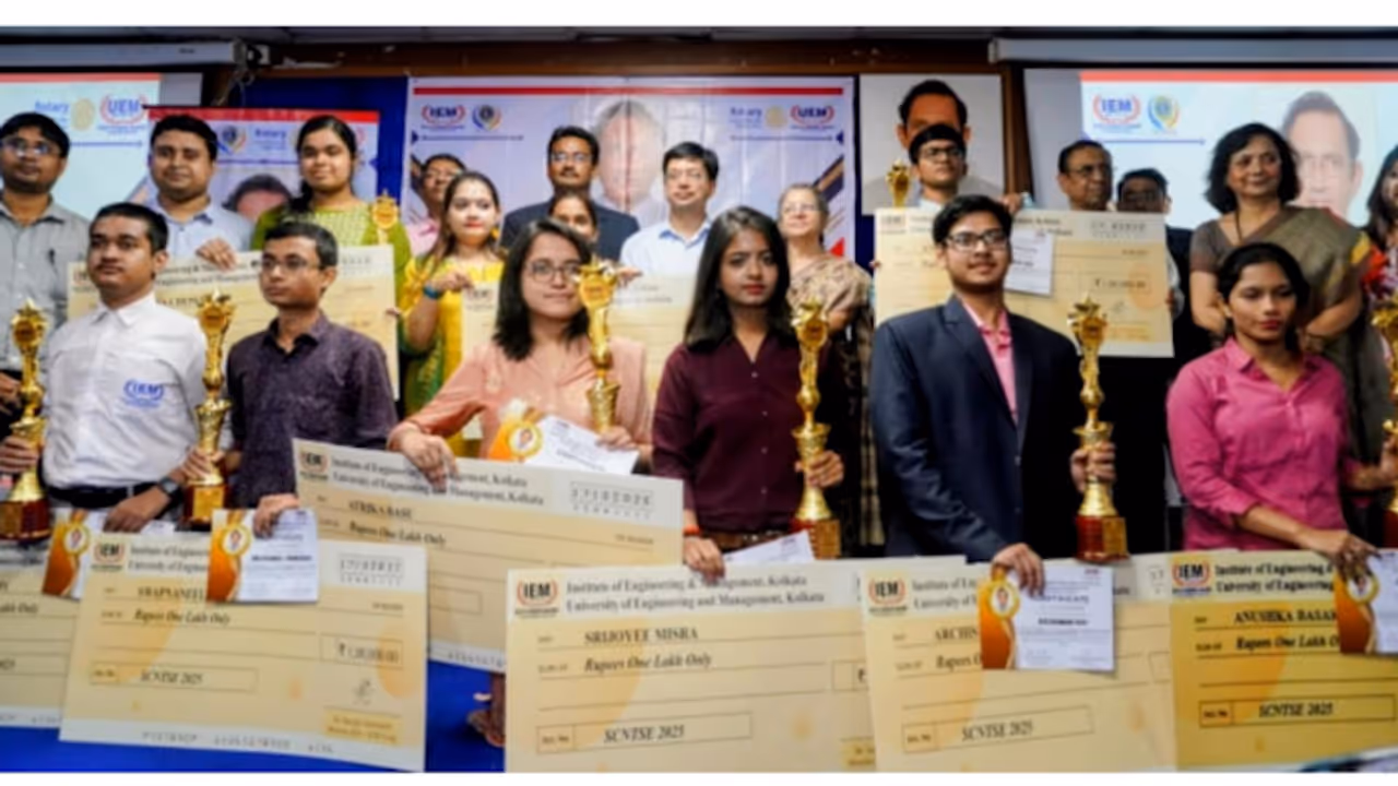 IEM UEM Honours India’s Brightest Young Minds at SCNTSE 2025